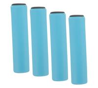 Kisangel 2 Pairs Blue Sponge Bike Handlebar Grips Anti-skid Shock Absorption Bike Handle Covers for Mountain Cycling Wrist Support Comfortable