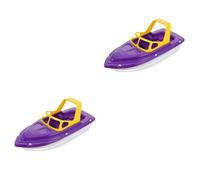 Kisangel 2 pcs Bath Boat Lightweight Plastic Race Boat for Fun Floating Raceboat for Boys and Water Play for Tub Pool Beach and Shower Boy Girl