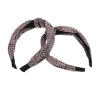 Kisangel 2 Pcs Leopard Print Knotted Headband for Women with Wide Band Comfort and Fabric Material, Stylish Hair Accessory for Summer and Vacation Adventures