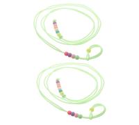 Kisangel 2 Pcs Lizard Harness Rope Reptile Hauling Cable Bearded Dragon Harness Leash Long Length Attractive Design
