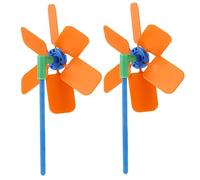Kisangel 2 Pcs Pinwheel Assembly Tool Educational Experiment Kit for Teaching Physics and Wind Force Action Safe Materials Design for School Science Projects
