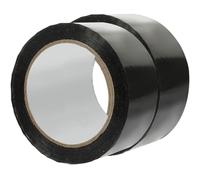 Kisangel 2 Rolls Black Packing Tape Security and Easy Peeling | Bopp Material, Heavy Duty Use for Office Mail, Warehouse Staff, Storage Organization and Shops