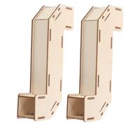 Kisangel 2 Sets DIY Periscope Kit for Science Experiment Supplies Portable Optical for Physical Optics Education and Outdoor Activities