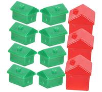 Kisangel 2 Sets Hotel House Game Tokens for Rich Man Board Game Replacement Compact Lightweight Chess Board Props with Bright Colors Suitable for Adults and Enhancing Logic and Imagination