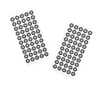 Kisangel 2 Sheets Scanning Reflective Film Marker Points Tear Resistant Reference Dots High Reflectivity Thick Tracking Stickers for Accurate Scan Positioning