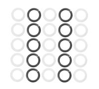 Kisangel 20 Pairs Guitar Tuner Washers Small Metal Plastic Spacer for Tuning Peg String Stability and Improved Tuning Accuracy - Essential Guitar Accessories