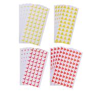 Kisangel 2000pcs Sticky Flags Map Marker Self Adhesive Triangle Flag Stickers for Documents and Maps, Removable Multicoloured Location Stickers for Travel Planning and Educational