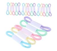 Kisangel 200pcs Chicken Leg Tagging Bands Pastel Color Poultry Identification for Chickens Quails Ducks Small Birds Elastic Bands for Easy Tracking Classification