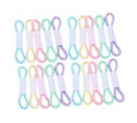 Kisangel 200pcs Elastic Chicken Foot Tags Pastel Leg Bands for Newborn Chicks Comfortable Splay Leg Hobbles for Poultry Identification in Parrots Quails Ducks and Doves