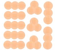 Kisangel 200Pcs Round-Shaped Breathable Wound Bandages Adhesive Patches for Finger and Open Wounds Water-Resistant Stretchable Cloth Material for Care and Protection
