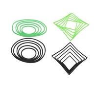 Kisangel 20pcs Aquarium Floating Plant Rings Fish Feeding Barriers for Freshwater Tanks Promotes Photosynthesis Healthy Growth Prevents Fish Nibbling Enhances Water Quality and Oxygen
