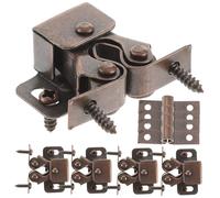 Kisangel 20pcs Cold-Rolled Steel Double Ball Roller Cabinet Door Latches with Antique Finish Spring-Loaded Catches for Wardrobe Cupboard Shower Door Stops Secure Closure Preventing Dust and