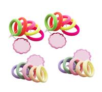 Kisangel 20pcs Colourful Stretchy Hair Bands, Seamless Elastic Hair Ties that Do Not Become Loose Easily, Ponytail Holders for Everyday Use Random Color