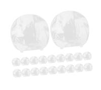 Kisangel 20pcs Double Sided Transparent Table Tennis Paddle Protector Film Strong Adhesive Scratch Resistant Cover for Racket Surface Tear Resistant Blade Protection for Training and