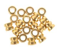 Kisangel 20pcs Metal Guitar String Beads for Acoustic Folk Guitar Convenient String Bead Replacement Parts for Ends