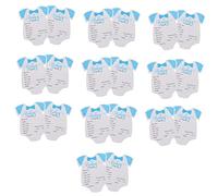 Kisangel 20Pcs Mom Prediction Cards for Shower Meaningful Advice Cards for Parents Milestone Photography Props for Boy Girl Celebrations