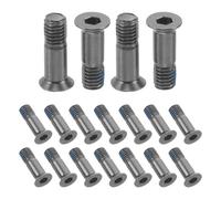 Kisangel 20Pcs Mountain Bike Rear Derailleur Screws Alloy M5 Bolts Bicycle Guide Wheel Tension Pulley Replacement Parts for Bike Maintenance