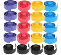 Kisangel 20Pcs PU Anti-Skid Drumstick Tape Sweat-Absorbent Shock-Proof Drum Stick Wraps for Electronic Drum Kits and Racket Grip Protection