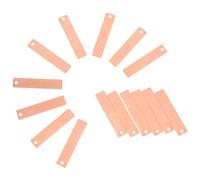 Kisangel 20pcs Saltwater Battery Copper Sheet for Science, Pure Copper Anode Set, Reusable Materials, Saltwater Battery Science Experiment, for Classroom and Family