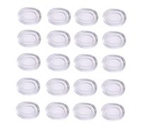 Kisangel 20pcs Silicone Snare Drum Mute Pad Drum Damper Pad for Silence Muffler