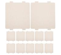 Kisangel 20Pcs Universal Cuttable Mica Plates for Microwave Oven High Heat Resistant Mica Sheets 108Mm X 99Mm Microwave Oven Replacement Parts for Repair