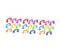 Kisangel 24 pcs Whisper Phone Plastic Props for Enhance Reading Skills Fine Motor Development Shape Recognition for Party Games and Early Education