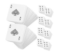 Kisangel 24 Sets Mini Playing Cards Portable Travel Deck Small for Party Favors and Family Games Compact Play Cards Kit for Adults and Entertainment