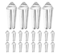 Kisangel 24PCS Dart Flight Wing Savers Protectors, Professional Plastic Dart Wing Corrector Fixed for Family Gatherings and Game Night