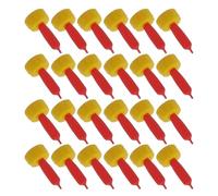 Kisangel 24pcs Lamb Feeding Bottle Nipples for Newborns and Calves, Rubber and Plastic Teats to Prevent Mouth Injuries and Enhance Adaptation for Farm Livestock Care