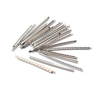 Kisangel 24PCS Metal Guitar Fret Wire for Electric Bass Durable Fingerboard Replacement Parts High Strength Corrosion Resistant for DIY Guitar Building Repairs