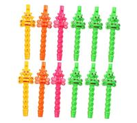 Kisangel 25pcs Cartoon Clarinet Boy Girl Musical Playthings Lovely Instrument Toys for Boys and Girls Music Teaching Aid and Random Color