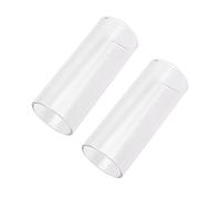 Kisangel 2Pc Medium Bottleneck Glass Guitar Slide Skin Friendly Material for Electric and Acoustic Guitars Accentuates Middle Harmonics