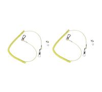 Kisangel 2pcs 3 Parrot Perch Rope 3m Bird Leash 7 Claw Ring Elastic Harness for Parrot Outdoor Flying Training Random Color