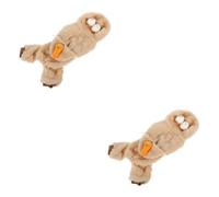 Kisangel 2pcs Adorable Dog Winter Clothes Soft Fleece Puppy Jacket Machine Washable Protects from Cold Weather