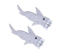 Kisangel 2pcs Adorable Lizard Shark Suit Boys and Girls Christmas Party Pet Clothing Bearded Dragon Shark Felt Material