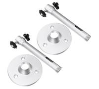 Kisangel 2pcs Aluminum Projector Ceiling Mount Brackets for Mini Projectors and Cameras Easy Installation Multifunctional Stand with Sleek Design for Bedroom and Office Use