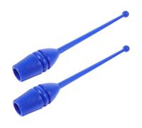 Kisangel 2pcs Artistic Calisthenics Sticks Gymnastics Colored Poles for Adult Training and Rhythmic Gymnastics Practice