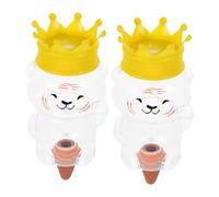 Kisangel 2PCS Automatic Self Watering Kit for Succulents and Indoor Plants Uniform Drip Irrigation System for Garden and Balcony Convenient Watering Device for Busy and Lazy Gardeners