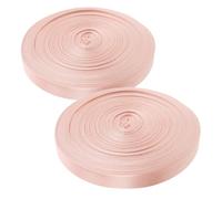 Kisangel 2pcs Ballet Shoe Replacement Elastic, 49 Yards, 3/4" Wide, Universal Reusable Strap for Pointe Shoes and Dance Slippers, Ballet Footwear Ribbon, Pink