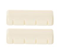 Kisangel 2pcs Banjo Bridge Nut Replacement Accessories Made of Sturdy Abs Material Lightweight Design for Improved Tone Suitable for Banjo Playing