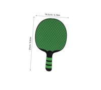 Kisangel 2pcs Beginner Table Tennis Rackets Penhold Style with Non-slip Handle Green Rubber Surface for Home Practice and Training Ping Pong Paddle Set