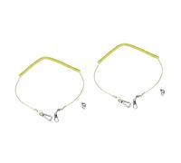 Kisangel 2pcs Bird Parrot Leash Elastic Harness Training Rope Chewproof for Pet Freedom and Fun Random Color