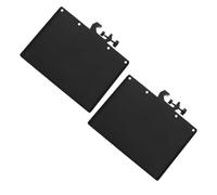 Kisangel 2pcs Black Live Sound Card Tray 24x17.5cm with Mic Rack Stand Holder for Microphone Mounting and Sound Broadcast Storage, Suitable for Live Streaming and Recording Setup