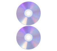 Kisangel 2pcs Blank CD R Discs for Music Data Recording Professional Audio Recordable Media for Home Studio Business Use Compatible with CD Dvd Formats