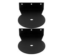 Kisangel 2pcs Cat Tree Replacement Parts Cat Corner Shelf Bracket Wall Anchor Sturdy Mounting Solution High Weight Support Black Stainless Steel for Homes