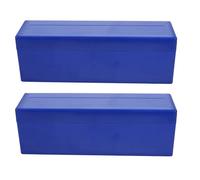 Kisangel 2pcs Coin Collection Storage - 20 Slots Portable Coin Display Holder - Multi-Function Storage Container for Collectors Office School Home Bank Supplies