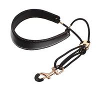 Kisangel 2Pcs Comfortable Saxophone Neck Strap Durable Black Sax Strap with Tight Stitch Reinforcement for Easy Use and Reduced Neck Pressure for Soprano Alto and Tenor Saxophones