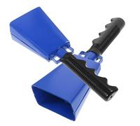 Kisangel 2pcs Cowbell Handheld Noisemakers for Sports Events Cheering Bell for Football Games Durable Party Noise Makers Sound Hand Percussion Instruments Blue