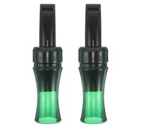Kisangel 2pcs Crow Call: Crow Caller Decoy Imitation Bird Caller - Bionic Loud Sound Calling Whistle - Simulation Bird for Outdoor, Green Black