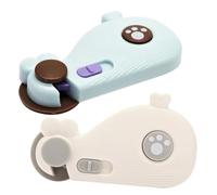 Kisangel 2pcs Cute Cabinet Locks Adorable Fridge Safety Locks for Proofing Reliable Material Versatile Design for Home Pets